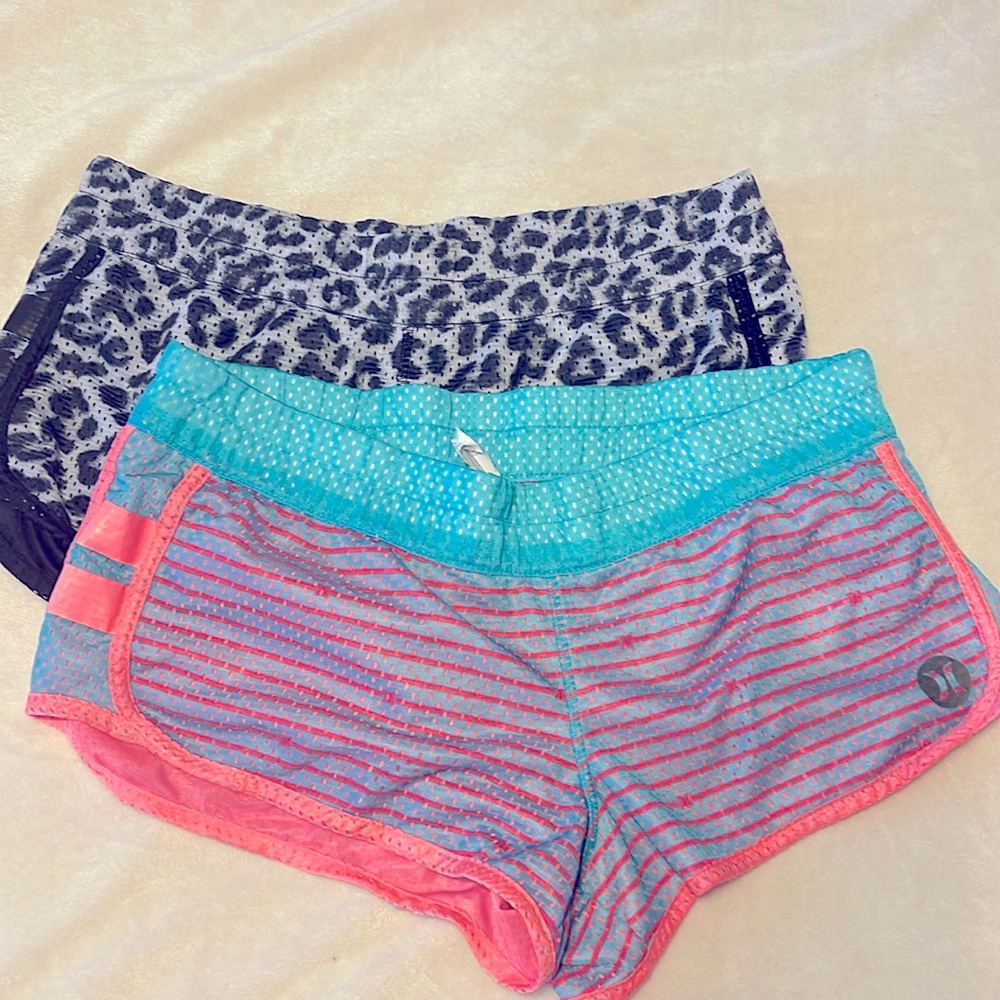 VGUC HURLEY MESH SHORTS  neon colored ONLY ~ Medium